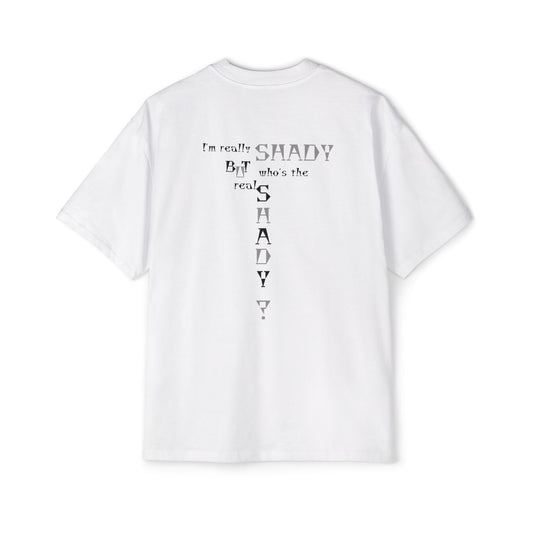 "Really Shady" Oversized Tee — Cross Typography Edition