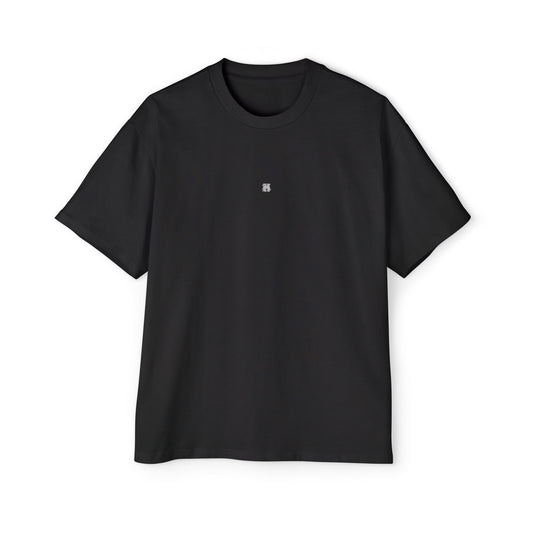 "Hood News" Newspaper Print Oversized Tee