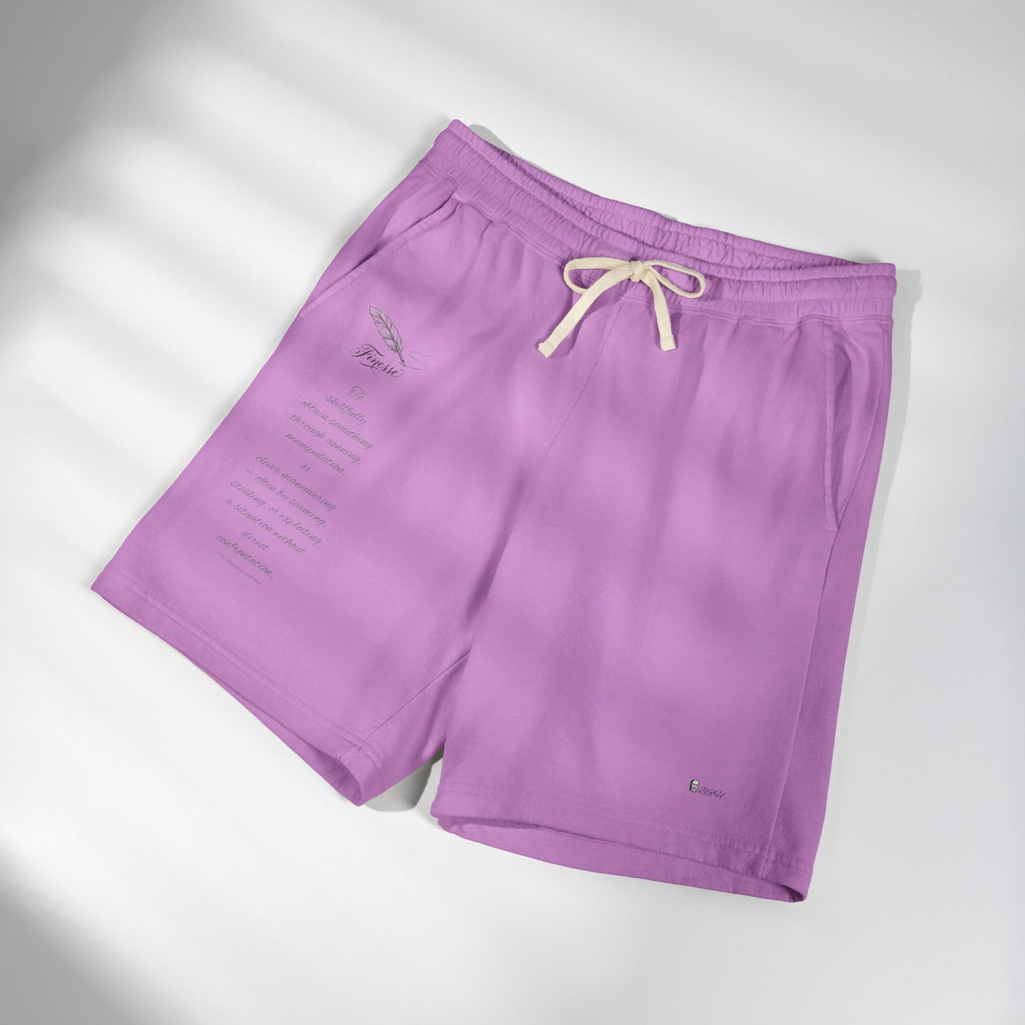"Finesse" Definition Sweat Shorts — Cream Edition