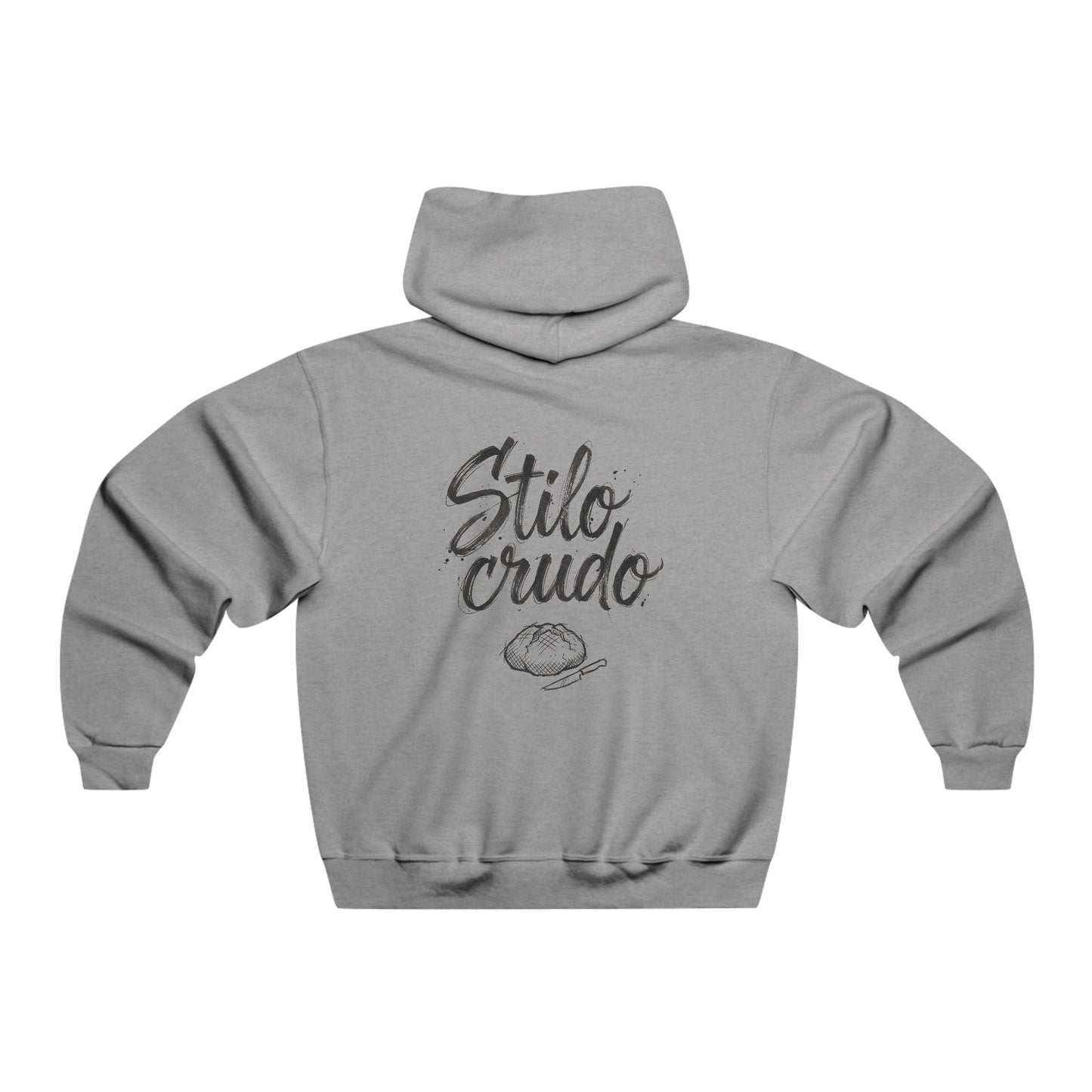 "Stilo Crudo" Oversized Hoodie — Raw Script Edition