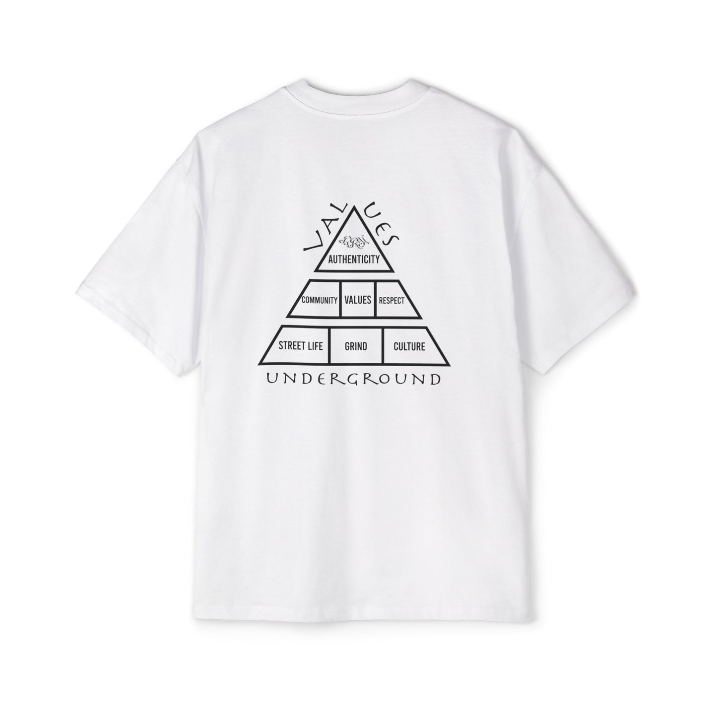 Underground Values Pyramid Oversized Tee