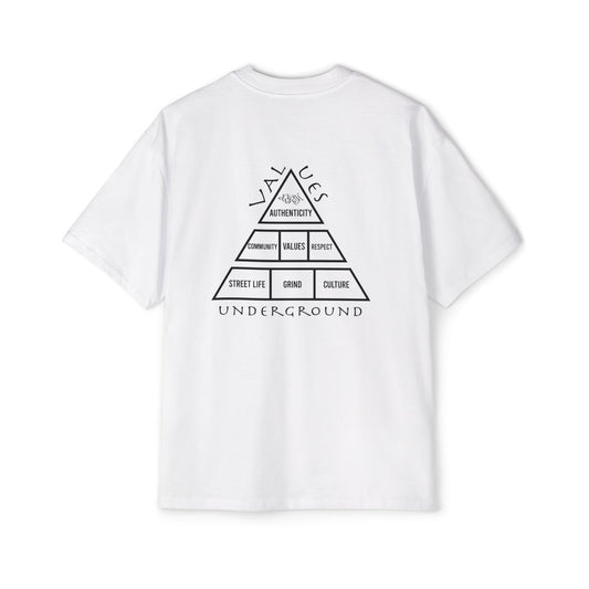 Underground Values Pyramid Oversized Tee