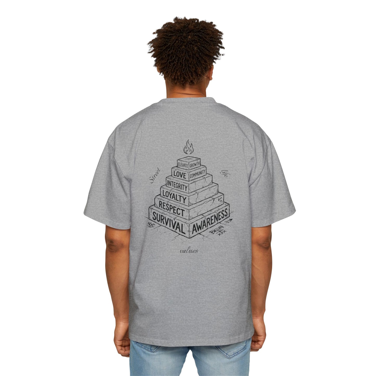 Str. Life Values | Oversized Tee