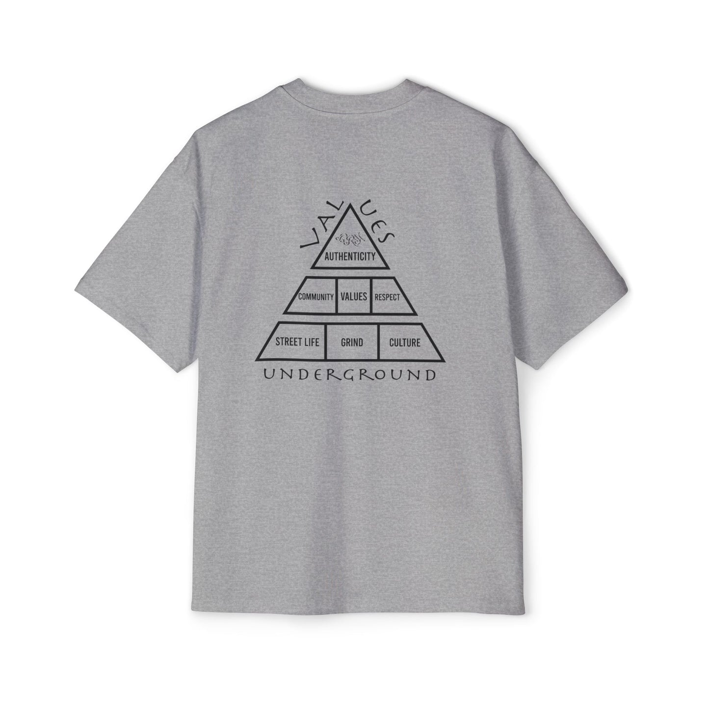 Underground Values Pyramid Oversized Tee