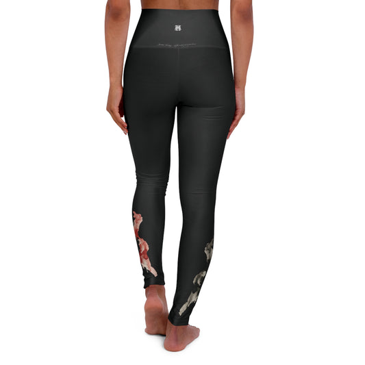 Wet ink art | Leggings sport #3