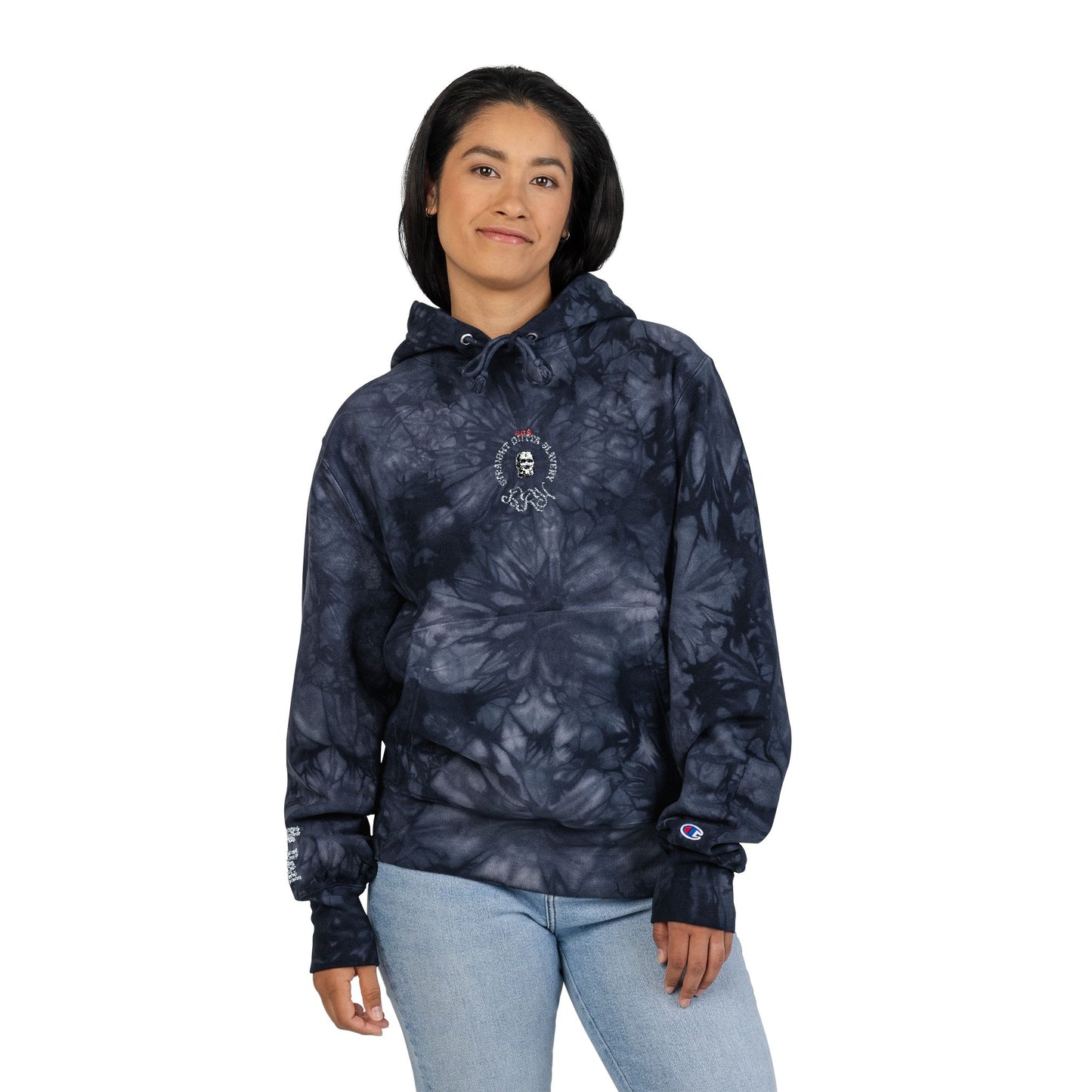 BRH Custom Champion Pulse Tie-Dye Hoodie