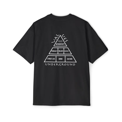 Underground Values Pyramid Oversized Tee