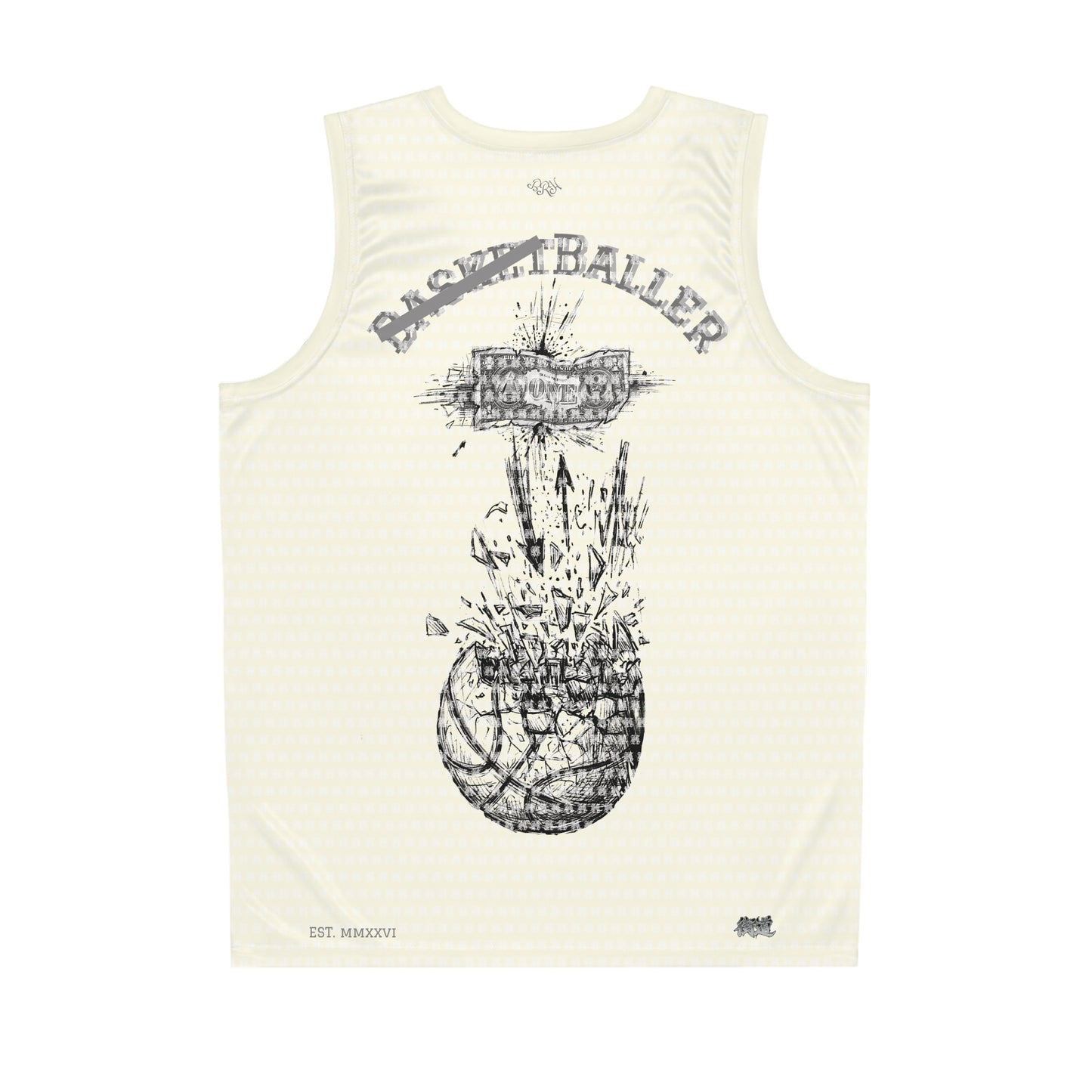 Broken Rim Ballers Edition Cream Jersey