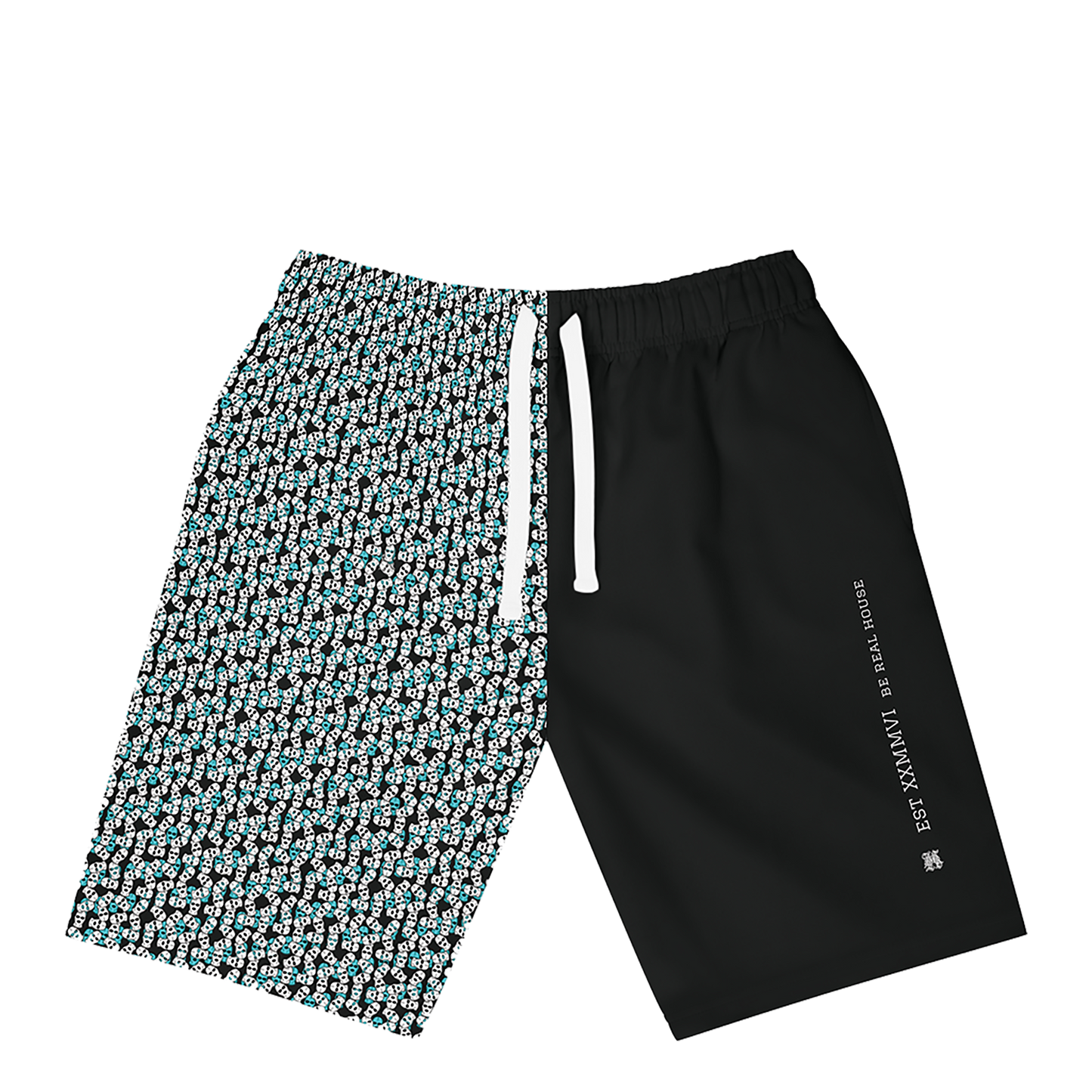 "Bottoms to the Top" Split-Print Shorts