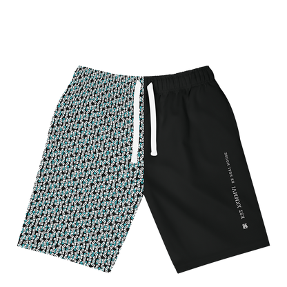 "Bottoms to the Top" Split-Print Shorts