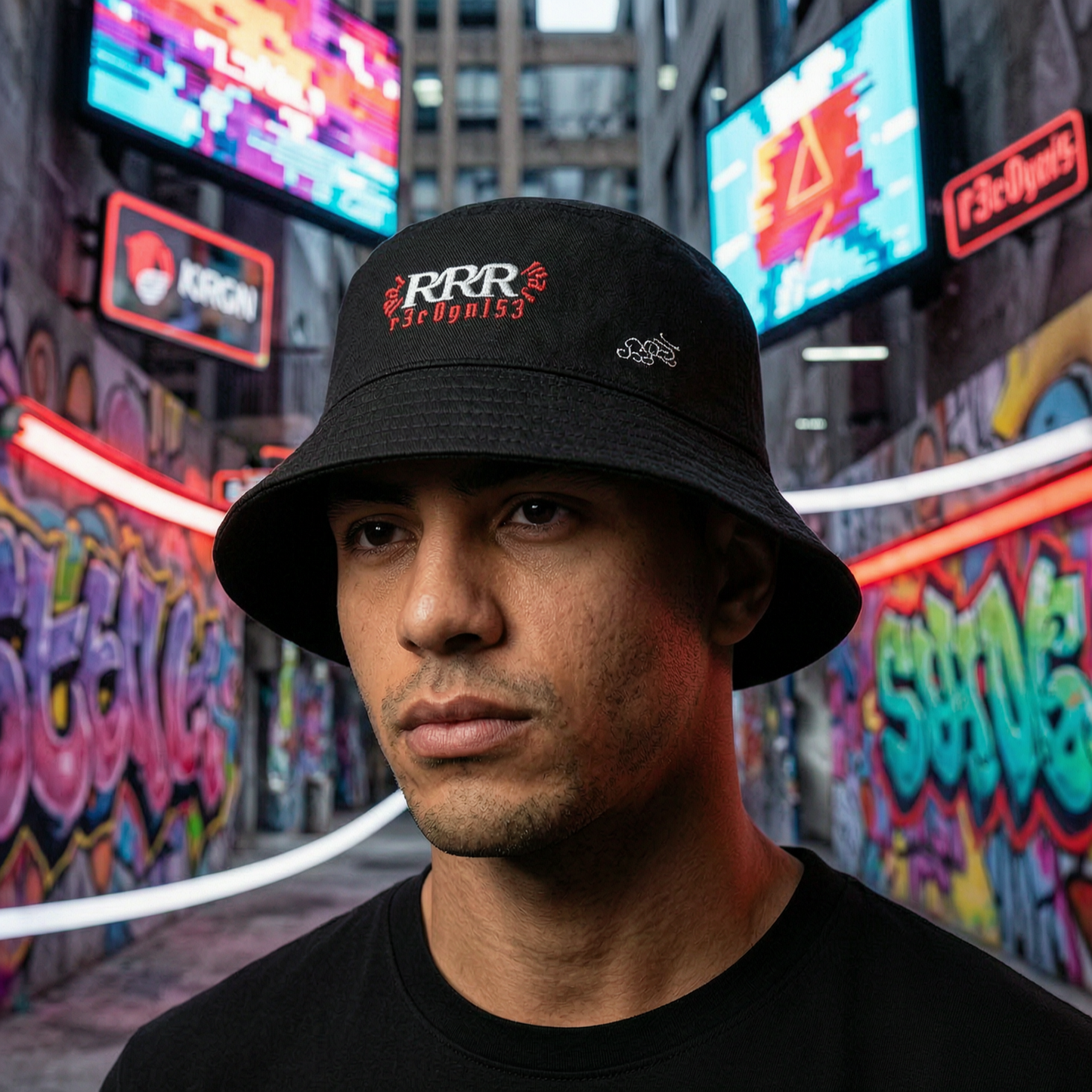 Real R Real - Embroidered Bucket Hat