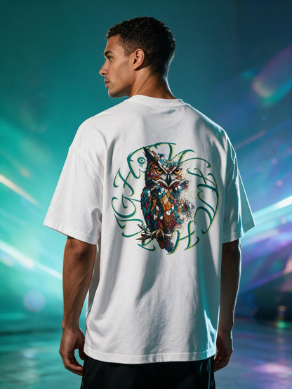 Third Eye Iris Oversized Owl Tee