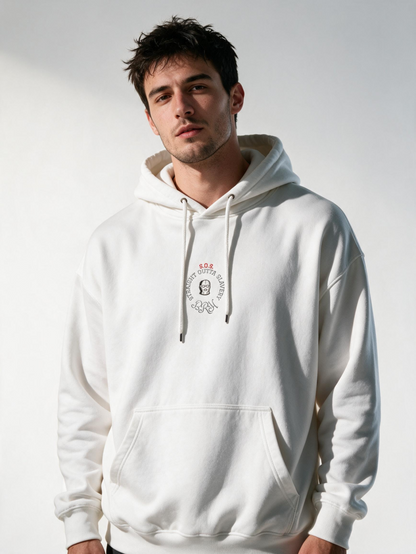 SOS Quiet Signal Embroidered Hoodie