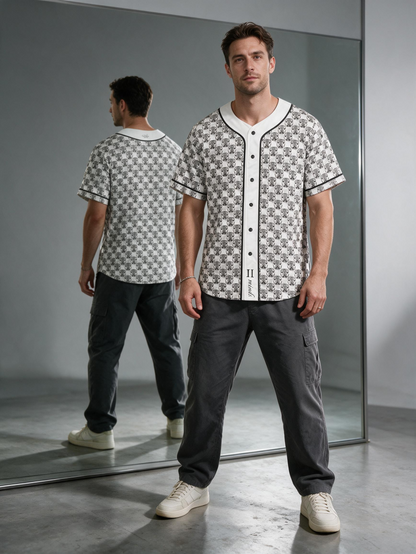 "Two Minds" Button-Up Baseball Jersey