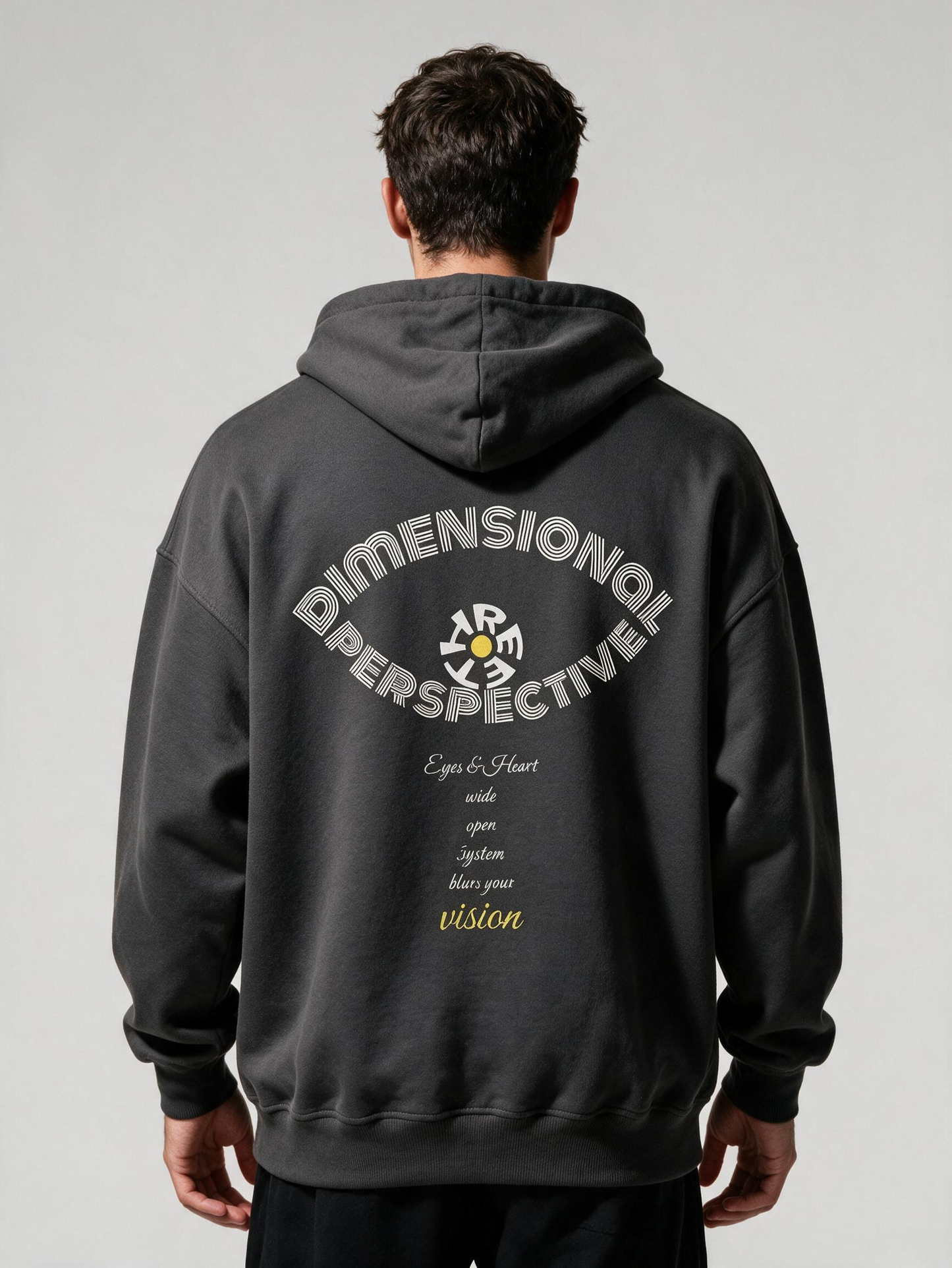 "Dimensional Perspective" Oversized Hoodie
