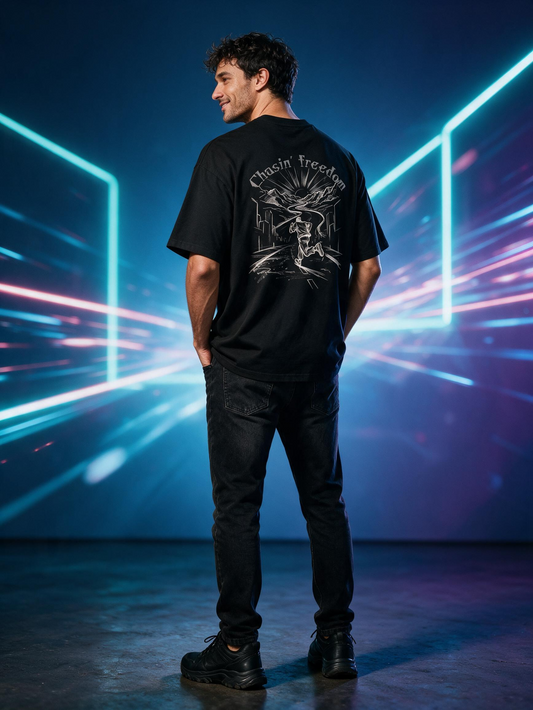 "Chasin' Freedom" Oversized Tee