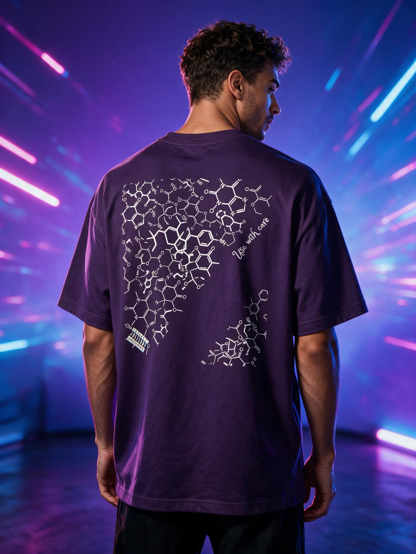 "Formula Favorita" Chemistry Print Oversized Tee