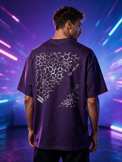 "Formula Favorita" Chemistry Print Oversized Tee