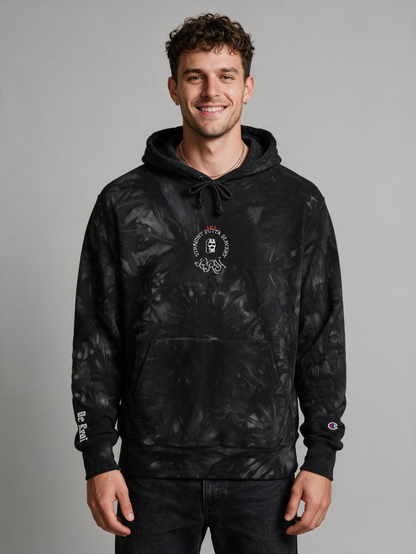 BRH Custom Champion Pulse Tie-Dye Hoodie