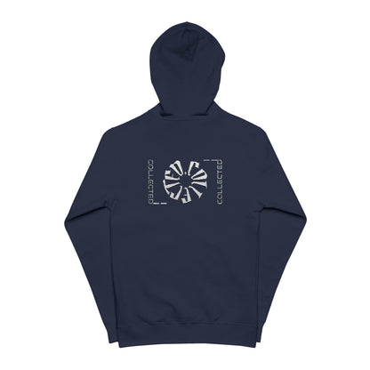 Selective Embroidered Zip Hoodie
