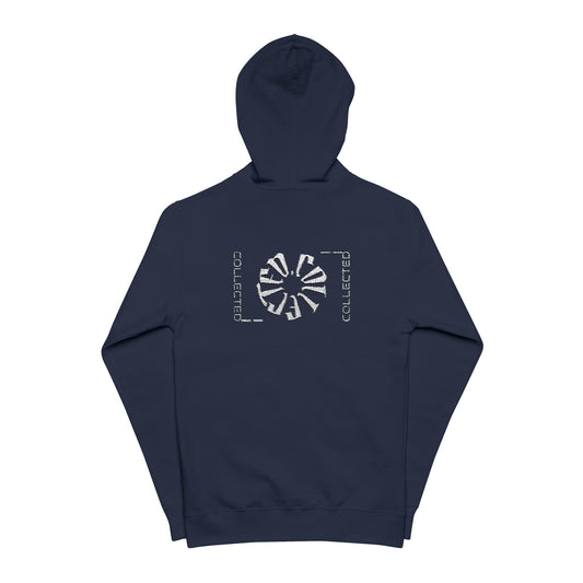 Selective Embroidered Zip Hoodie