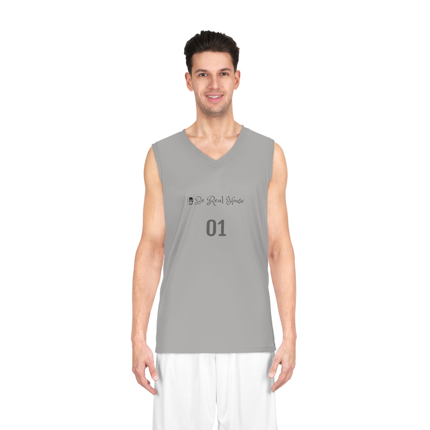bBaller  | BasketBall Jersey Grey Edition
