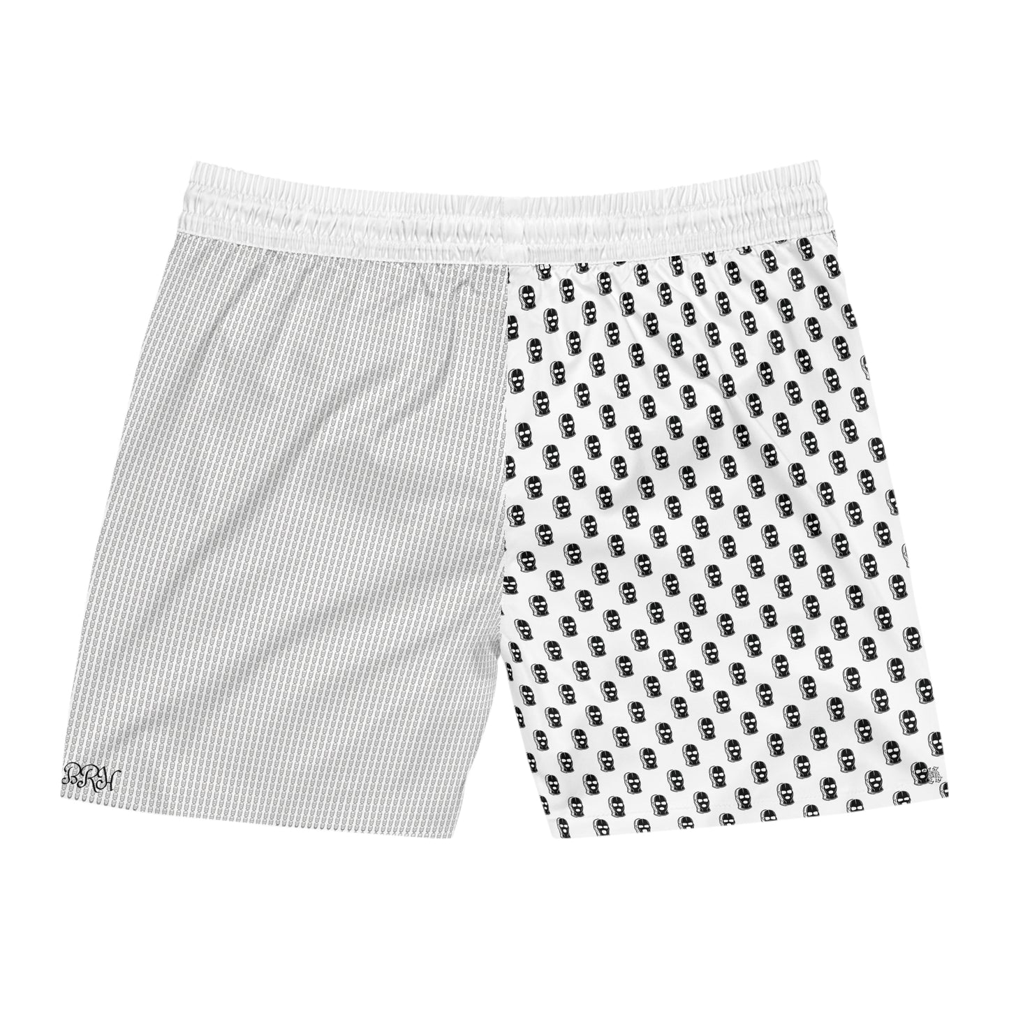 "Dip It" Split-Print Swim Shorts