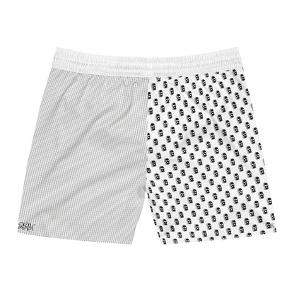 "Dip It" Split-Print Swim Shorts