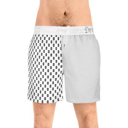 "Dip It" Split-Print Swim Shorts