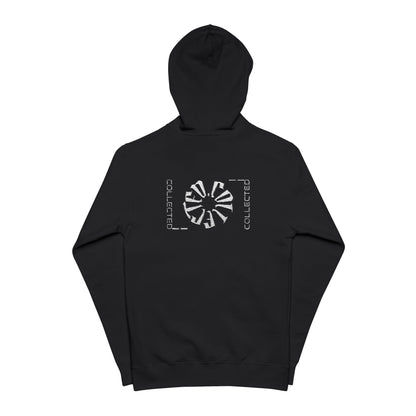 Selective Embroidered Zip Hoodie