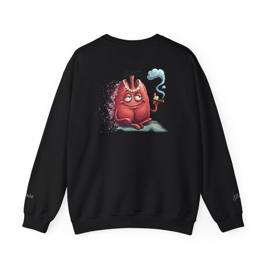 "G-Lung" Cartoon Character Sweatshirt — Cream Edition