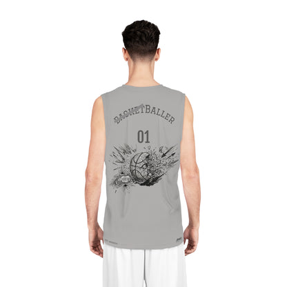 bBaller  | BasketBall Jersey Grey Edition