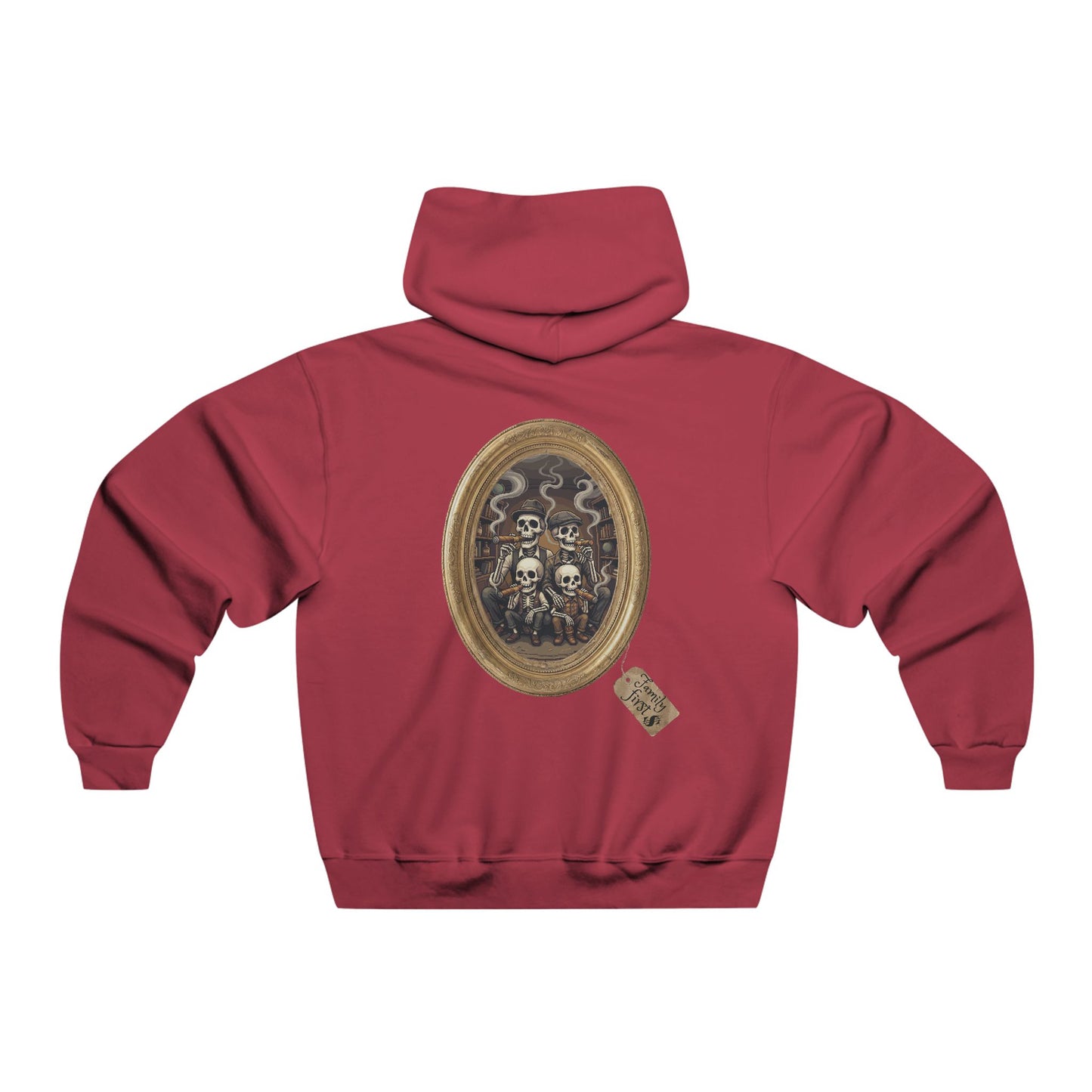 "Family First" Skeleton Portrait Hoodie