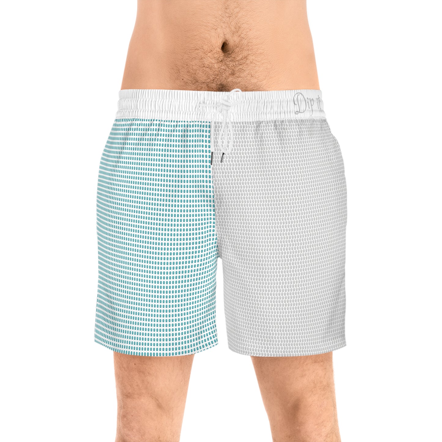 Dip it  | White custom Swim Shorts
