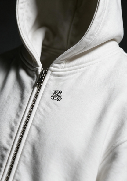 COCO-NUT Embroidered Zip-Up Hoodie
