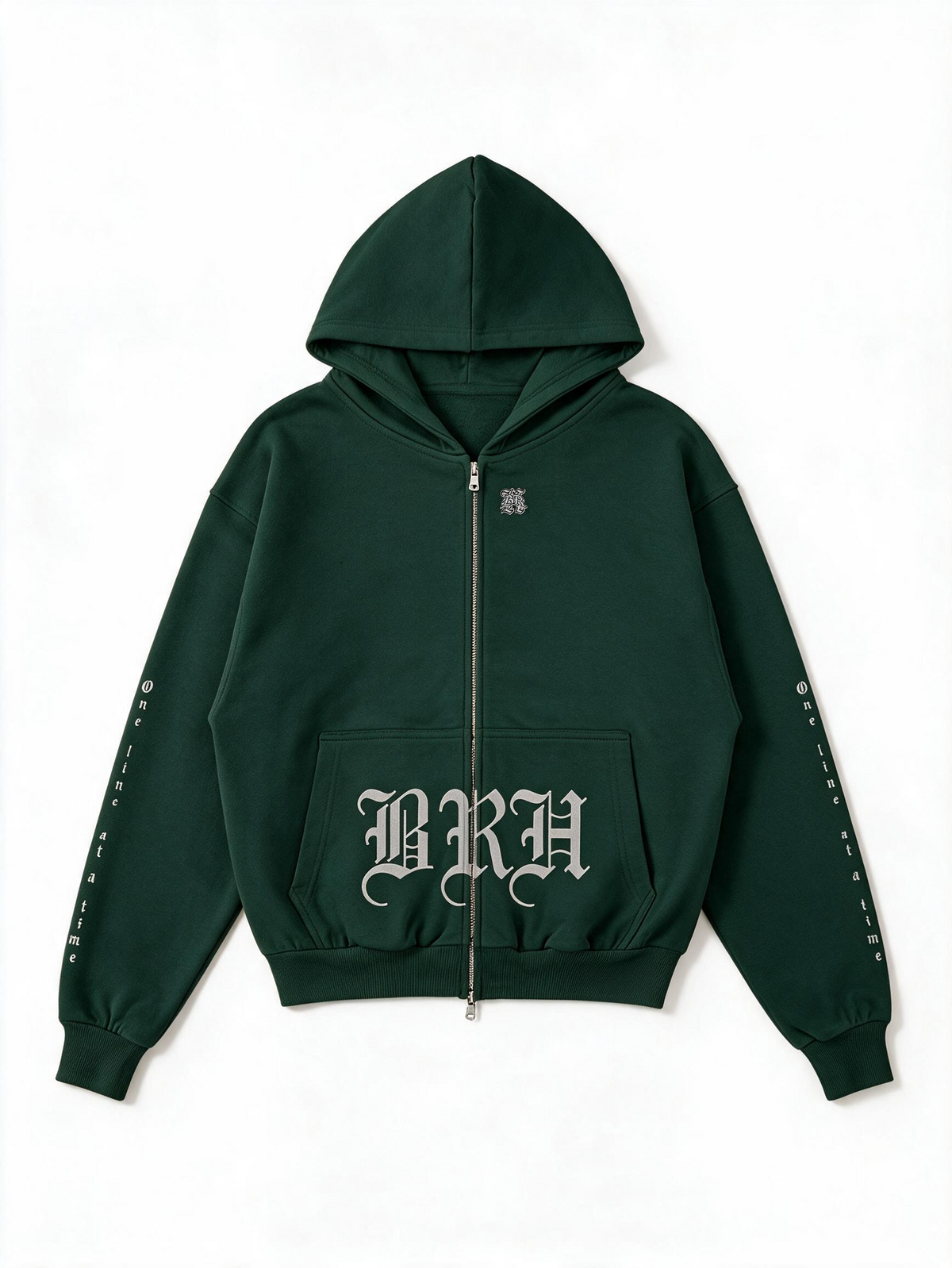 COCO-NUT Embroidered Zip-Up Hoodie