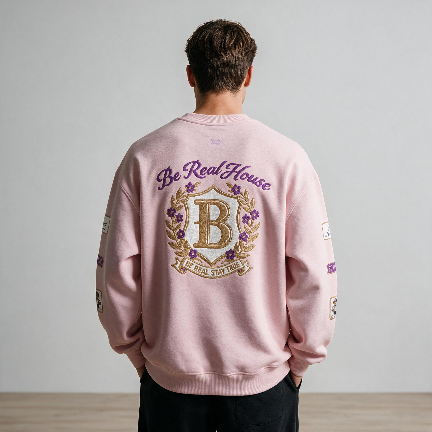 Brotherhood of Real - Full Embroidered Sweatshirt