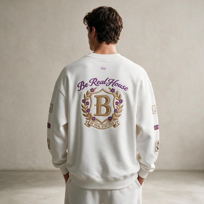 Brotherhood of Real - Full Embroidered Sweatshirt