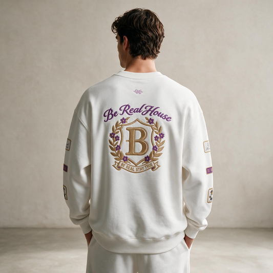 Brotherhood of Real - Full Embroidered Sweatshirt