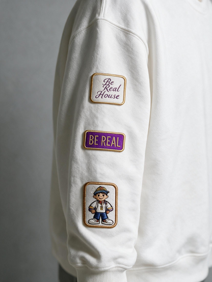 Brotherhood of Real - Full Embroidered Sweatshirt