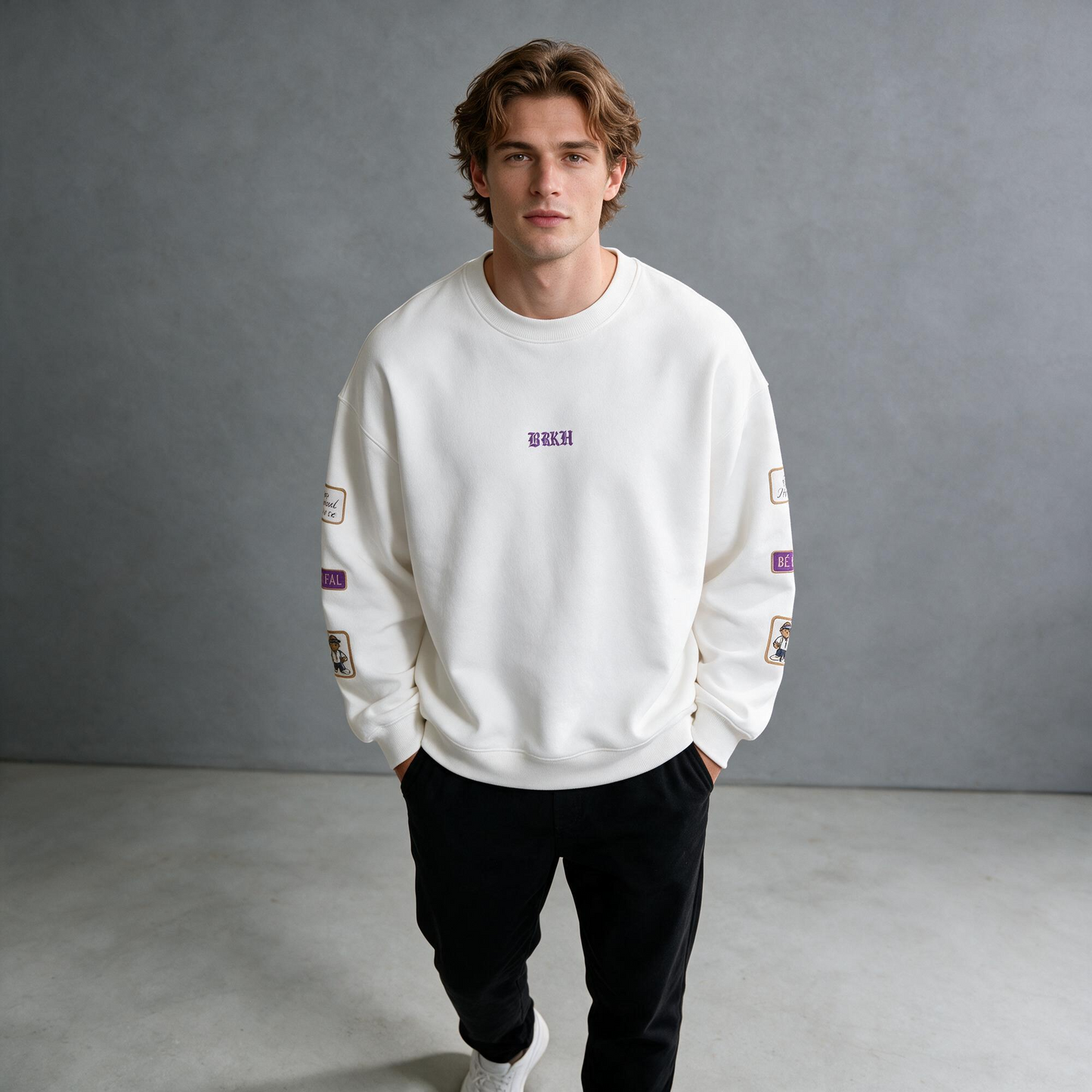Brotherhood of Real - Full Embroidered Sweatshirt