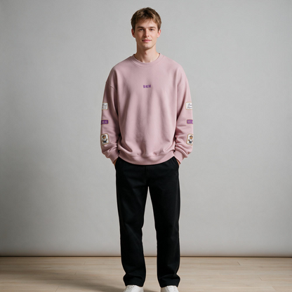 Brotherhood of Real - Full Embroidered Sweatshirt